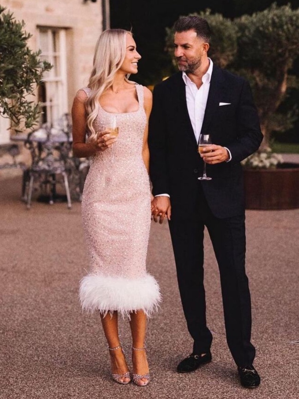 Nadine Merabi Lulu embellished dress